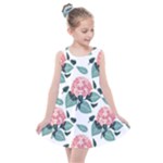 Flowers Hydrangeas Kids  Summer Dress