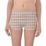 Geometric Tribal Pattern Design Reversible Boyleg Bikini Bottoms
