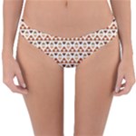 Geometric Tribal Pattern Design Reversible Hipster Bikini Bottoms