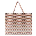 Geometric Tribal Pattern Design Zipper Large Tote Bag