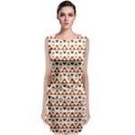 Geometric Tribal Pattern Design Classic Sleeveless Midi Dress