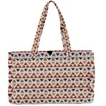 Geometric Tribal Pattern Design Canvas Work Bag