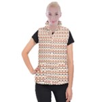 Geometric Tribal Pattern Design Women s Button Up Vest