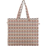 Geometric Tribal Pattern Design Canvas Travel Bag