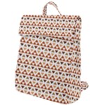 Geometric Tribal Pattern Design Flap Top Backpack