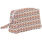 Geometric Tribal Pattern Design Wristlet Pouch Bag (Large)