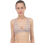 Geometric Tribal Pattern Design Classic Banded Bikini Top