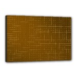 Anstract Gold Golden Grid Background Pattern Wallpaper Canvas 18  x 12  (Stretched)