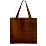 Anstract Gold Golden Grid Background Pattern Wallpaper Zipper Grocery Tote Bag