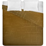 Anstract Gold Golden Grid Background Pattern Wallpaper Duvet Cover Double Side (King Size)