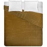 Anstract Gold Golden Grid Background Pattern Wallpaper Duvet Cover Double Side (California King Size)