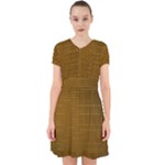Anstract Gold Golden Grid Background Pattern Wallpaper Adorable in Chiffon Dress