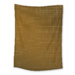 Anstract Gold Golden Grid Background Pattern Wallpaper Medium Tapestry