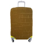 Anstract Gold Golden Grid Background Pattern Wallpaper Luggage Cover (Medium)