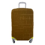 Anstract Gold Golden Grid Background Pattern Wallpaper Luggage Cover (Small)