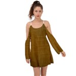 Anstract Gold Golden Grid Background Pattern Wallpaper Boho Dress