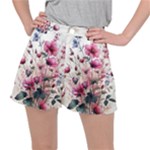 Flora Floral Flower Petal Women s Ripstop Shorts