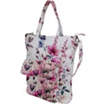 Flora Floral Flower Petal Shoulder Tote Bag