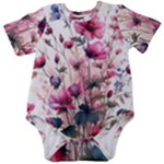 Flora Floral Flower Petal Baby Short Sleeve Bodysuit