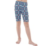 Abstract Mandala Seamless Background Texture Kids  Mid Length Swim Shorts