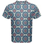 Abstract Mandala Seamless Background Texture Men s Cotton T-Shirt