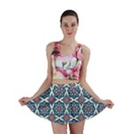 Abstract Mandala Seamless Background Texture Mini Skirt