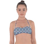 Abstract Mandala Seamless Background Texture Tie Back Bikini Top