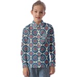 Abstract Mandala Seamless Background Texture Kids  Long Sleeve Shirt