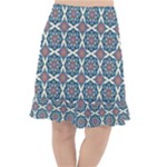 Abstract Mandala Seamless Background Texture Fishtail Chiffon Skirt