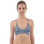 Abstract Mandala Seamless Background Texture Wrap Around Bikini Top