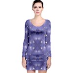 Couch material photo manipulation collage pattern Long Sleeve Bodycon Dress