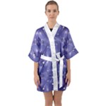 Couch material photo manipulation collage pattern Half Sleeve Satin Kimono 