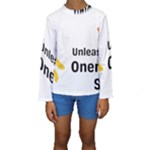 Sacral Chakra s Mantra 1 Kids  Long Sleeve Swimwear