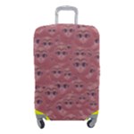 Sweet Emoji Canvas Print Pattern Luggage Cover (Small)