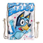 super bluey Drawstring Bag (Large)