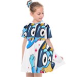 super bluey Kids  Sailor Dress