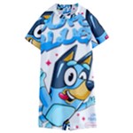 super bluey Kids  Boyleg Half Suit Swimwear