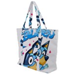 super bluey Zip Up Canvas Bag