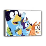 bluey Deluxe Canvas 18  x 12  (Stretched)