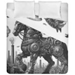 Steampunk Horse  Duvet Cover Double Side (California King Size)