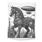 Steampunk Horse  Medium Tapestry