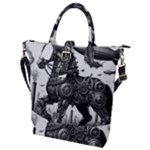 Steampunk Horse  Buckle Top Tote Bag