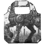 Steampunk Horse  Foldable Grocery Recycle Bag