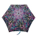 Pink Swirls Flow Mini Folding Umbrellas