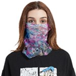 Pink Swirls Flow Face Covering Bandana (Two Sides)