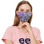 Pink Swirls Flow Fitted Cloth Face Mask (Adult)
