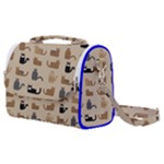 Cat Pattern Texture Animal Satchel Shoulder Bag