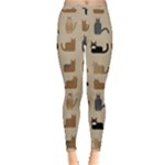 Cat Pattern Texture Animal Inside Out Leggings