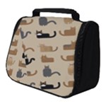 Cat Pattern Texture Animal Full Print Travel Pouch (Small)