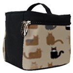 Cat Pattern Texture Animal Make Up Travel Bag (Small)